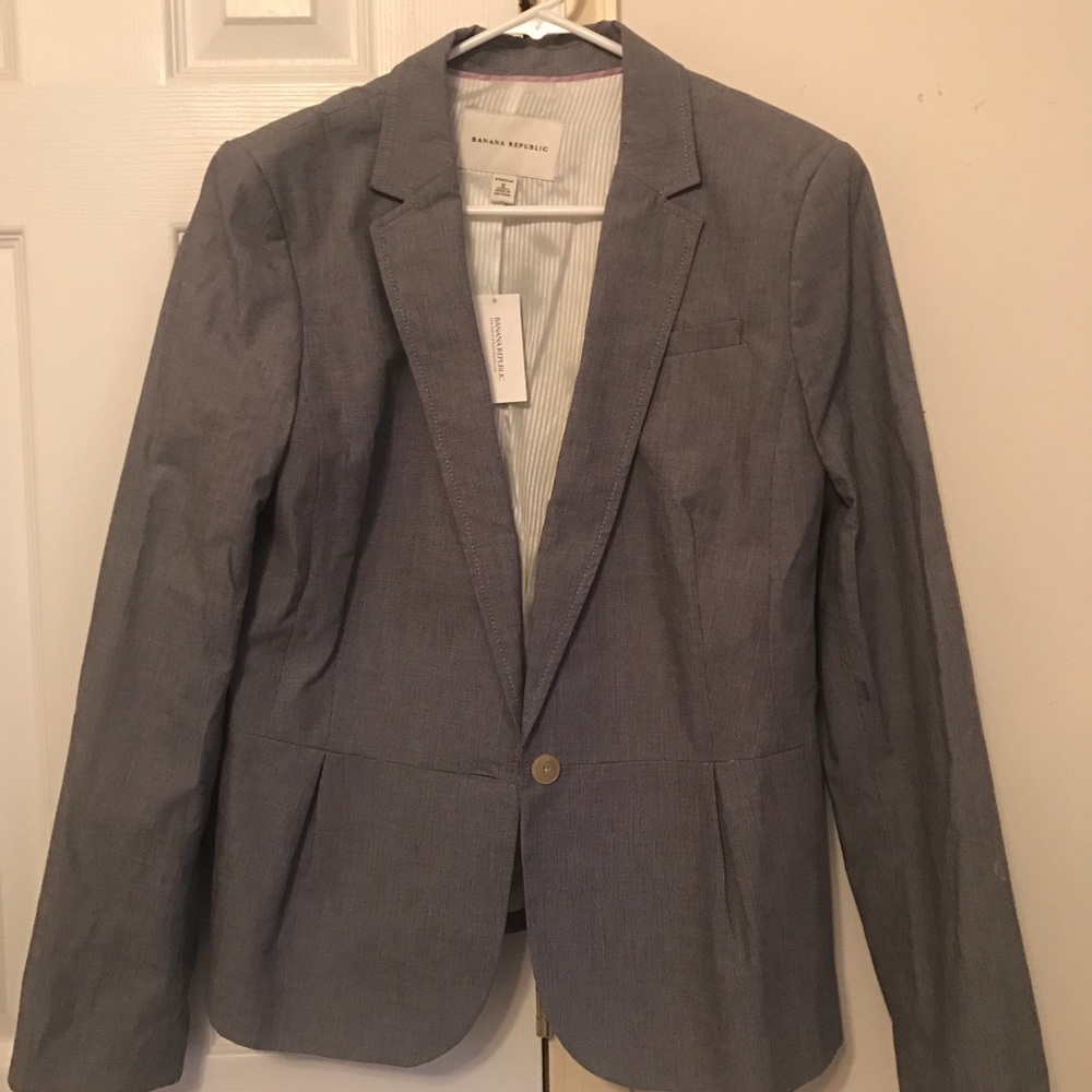 Banana Republic women's gray blazer